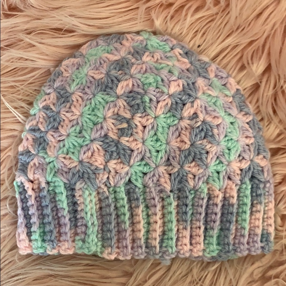 Cotton Candy Toddler Beanie